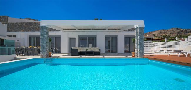 Villa Hermes with pool & jacuzzi in Lindos Images_1