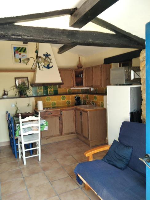 One bedroom house with shared pool and enclosed garden at Bellvei 6 km away from the beach Images_2