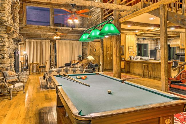 Spacious Cullowhee Lodge with Views and River Access! Images_3