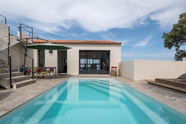 Casaceccu, appartement standing, 3 chambres, rooftop, vue mer, sur les hauteurs de L Ile Rousse Images_5