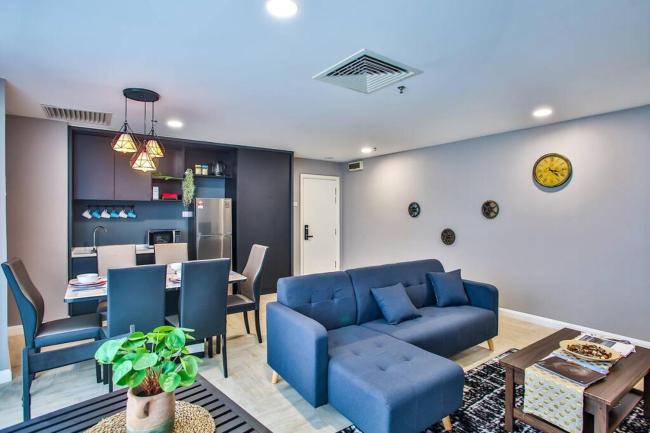 Comfy 2-bedroom with large balcony by Shamori Home near The Curve, One Utama, IKEA Damansara Images_1