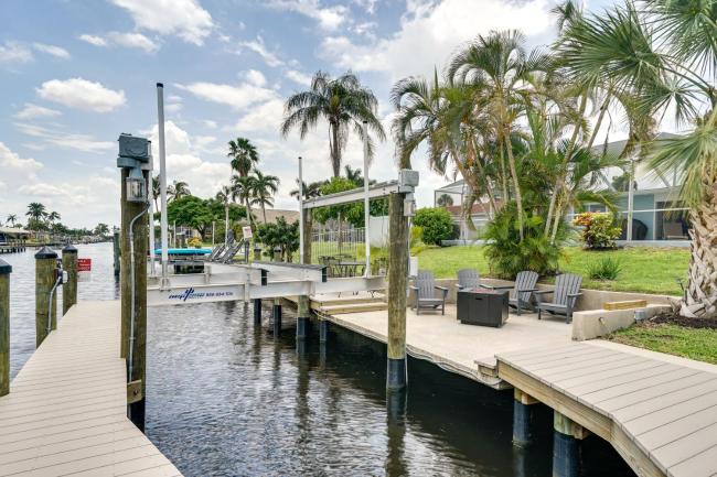 Waterfront Cape Coral Home with Heated Pool and Dock! Images_1