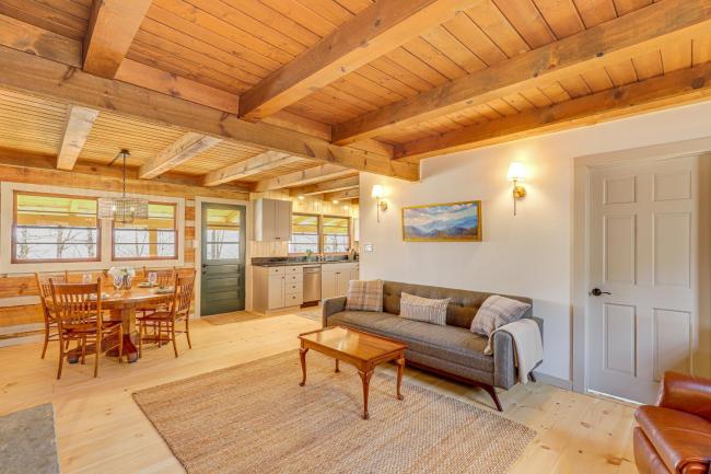 Mars Hill Log Cabin with Fire Pit and Resort Amenities Images_5
