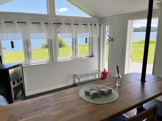 Nice cottage located on a lake plot by Lake Flaten outside Virserum Images